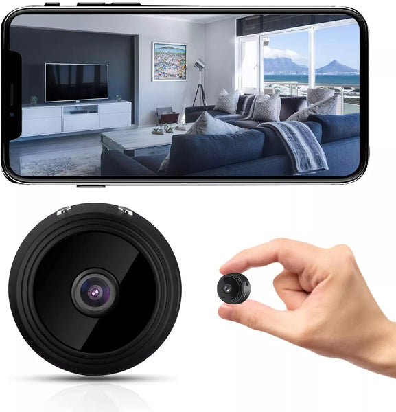Caméra Espion, Mini Camera,1080P HD Camera Surveillance WiFi sans