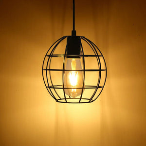 Spherical Hanging Cage Drop Ceiling Light - MODERNY