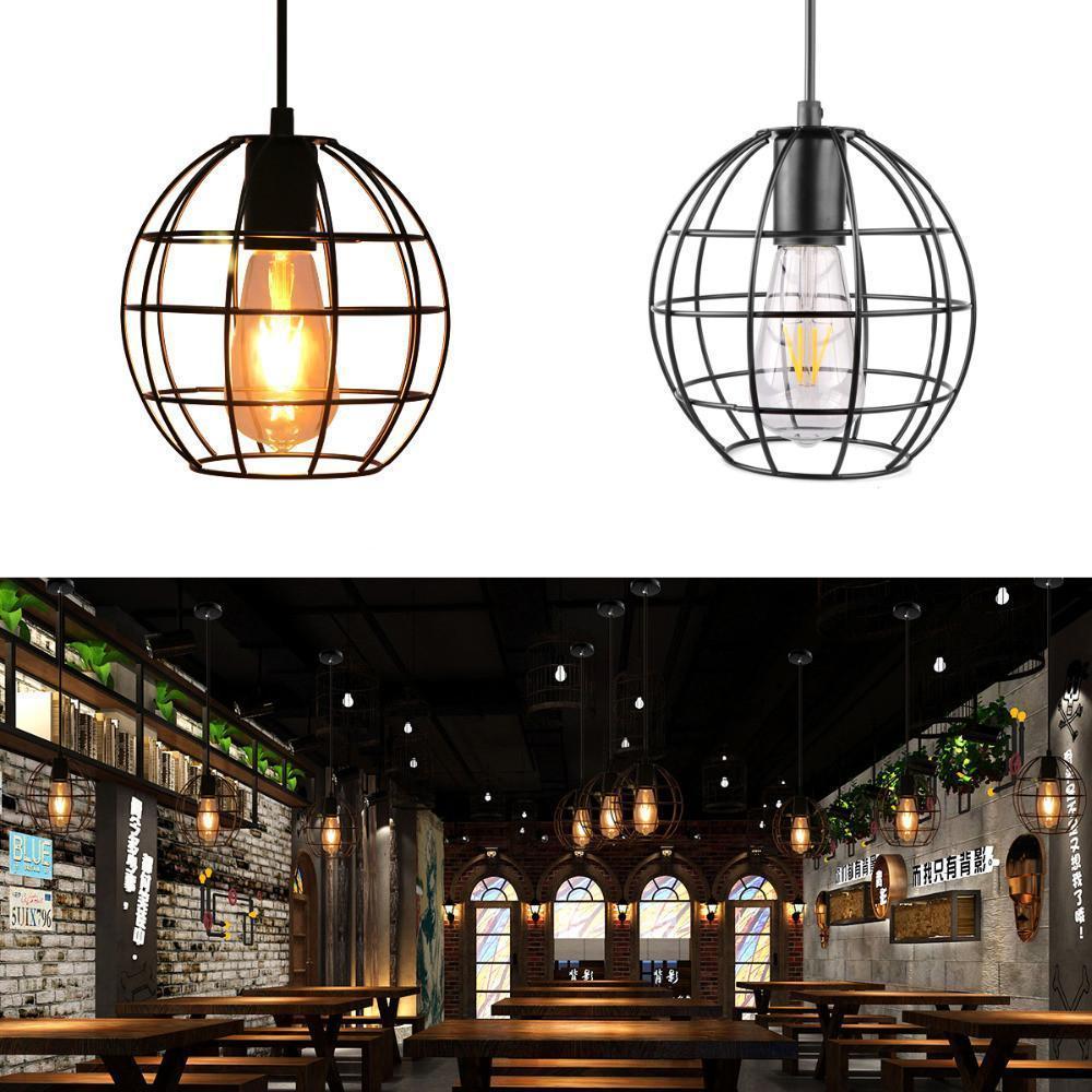 Spherical Hanging Cage Drop Ceiling Light - MODERNY