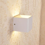 Modern LED Up Down Cube Wall Lamp - MODERNY