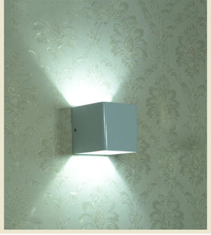 Modern LED Up Down Cube Wall Lamp - MODERNY