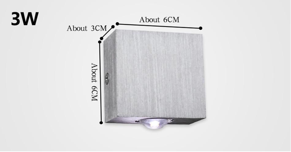 Modern LED Cube Box Wall Lamp - MODERNY